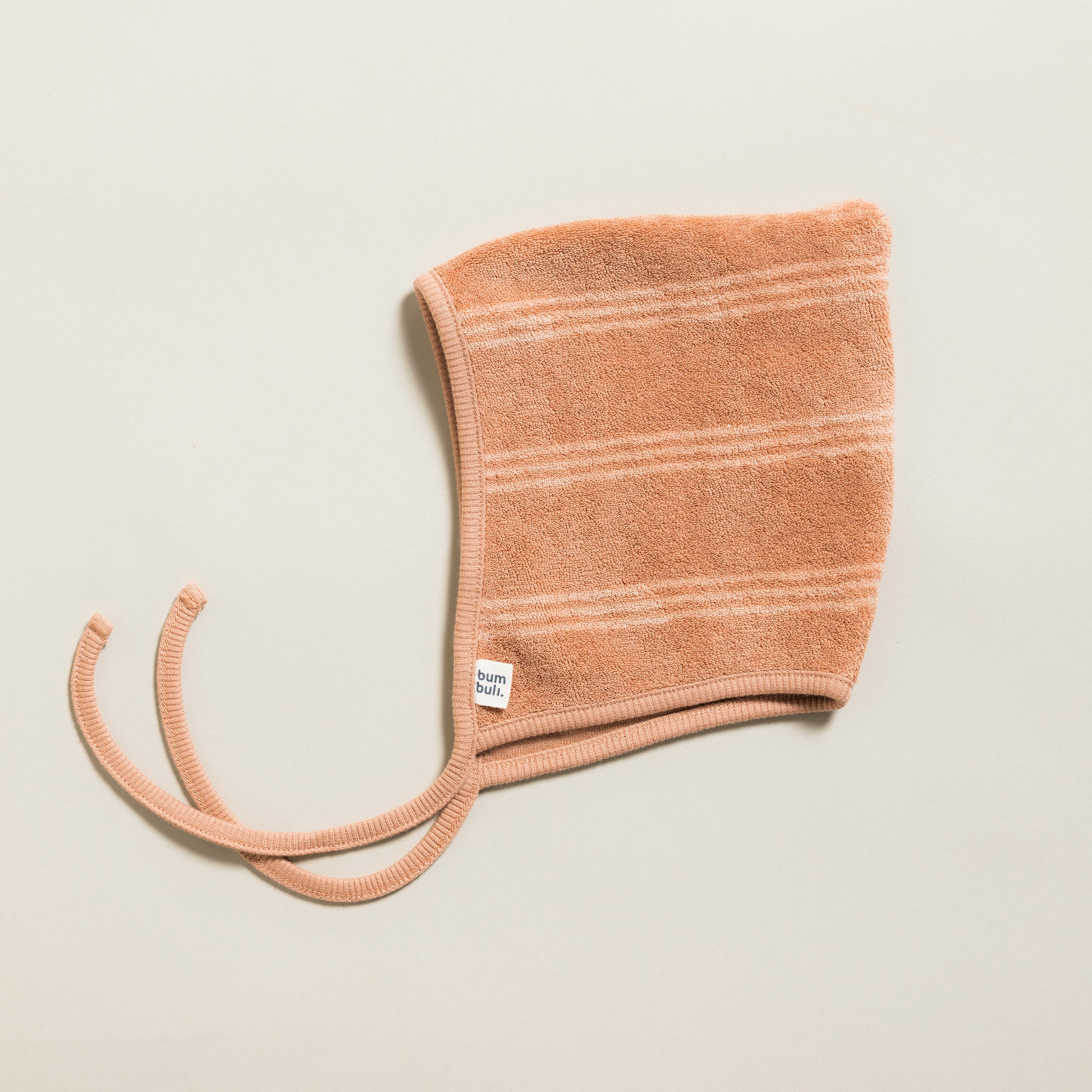 Baby Bonnet Terry Stripes Cork
